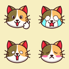 Cute Adorable Kitten Emote Pack
