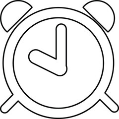 alarm vector illustration icon on white background..eps