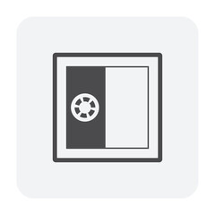 Roof drain vector icon consist of bowl, extension pipe, cover dome strainer or guard to assembly, install in concrete gutter. Drainage system to drain rain water from deck floor, roof slab or rooftop.