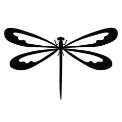 dragonfly isolated on white - obrazy, fototapety, plakaty