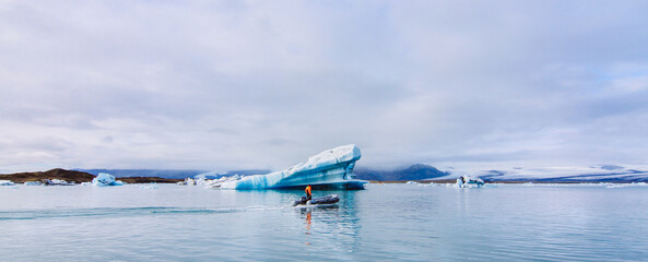 snow covered mountains