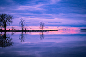  Purple sunset at Britannia Beach