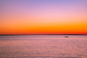 Obraz premium Orange sky at Britannia beach