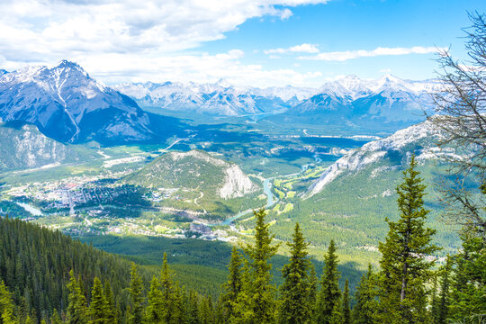 Mountain view from high angle 
