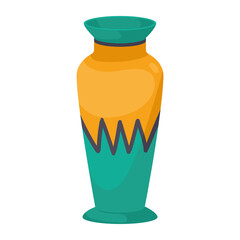 green egyptian culture vase