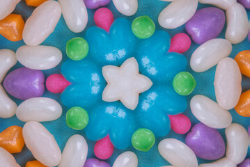 Mandala artwork - Colorful pattern background 3D