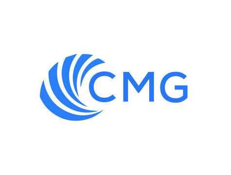CMG Flat accounting logo design on white background. CMG creative initials Growth graph letter logo concept. CMG business finance logo design.
