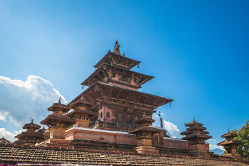 Taleju Temple at Kathmandu Durbar Square, nepal - obrazy, fototapety, plakaty