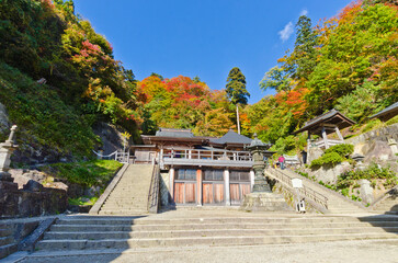 Yamadera is a scenic temple located in the mountains northeast of Yamagata City. The temple grounds extend high up a steep mountainside.