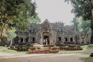 Fototapeta na wymiar Angkor Wat temple in Cambodia