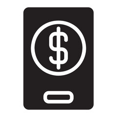 Smartphone glyph icon