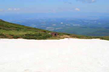 北海道　春の美瑛富士小屋
