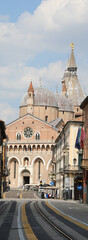 Fototapeta na wymiar Basilica of Saint Anthony in the city of Padua in the Veneto region in Italy