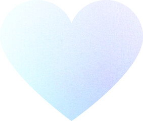 Simple gradation heart icon illustration (with texture)