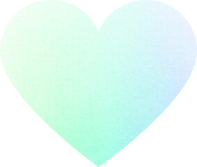 Simple gradation heart icon illustration (with texture)