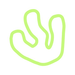 abstract shape outline
