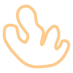 Obraz premium abstract shape outline 