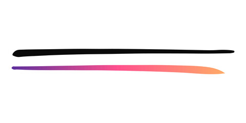 gradient hand drawn line
