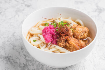 おろし唐揚げうどん