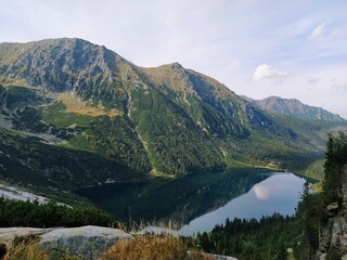 lake in the mountains