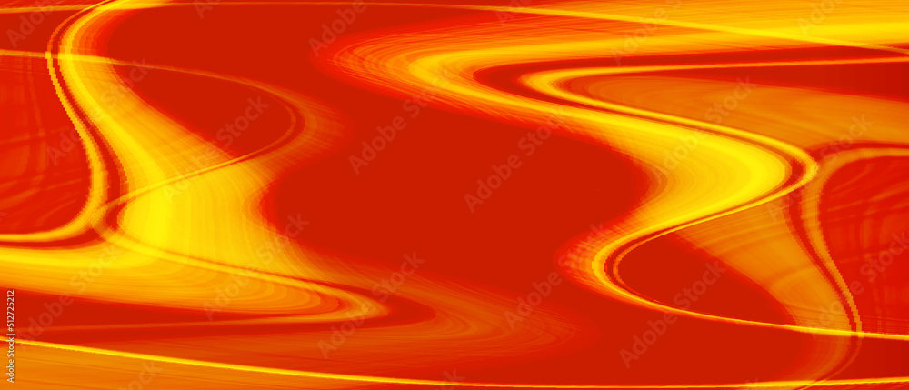 Wall mural abstract background with liquid curved lines, multicolor swirl wave line vector background, beautifu