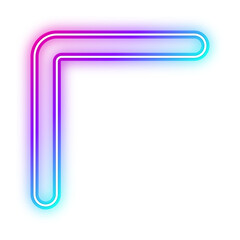 gradient neon border corner
