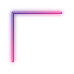 gradient neon border corner
