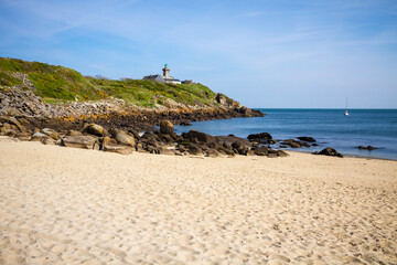 Chausey island landscape in Brittany, France
