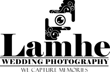 Photography logo with tagline, Lamhe Photo Studio logo, Photography vector, Camera Illustration