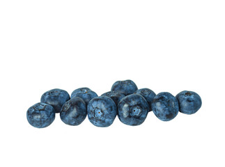 Blueberry berry on white background. Cut out