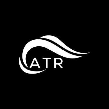 ATR letter logo. ATR best black ground vector image. ATR letter logo design for entrepreneur and business.