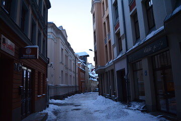 winter day in Riga