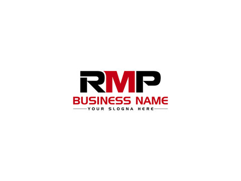 Minimalist RMP Logo Letter Vector, Colorful RM r m Logo Icon Design For Any Type Of Business