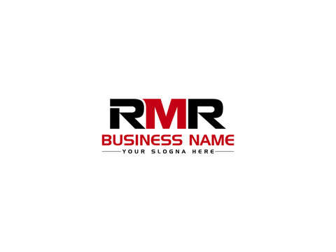 Minimalist RMR Logo Letter Vector, Colorful RM r m Logo Icon Design For Any Type Of Business