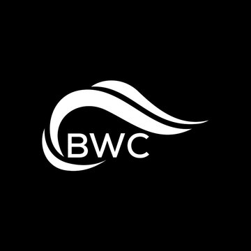 BWC letter logo. BWC best black ground vector image. BWC letter logo design for entrepreneur and business.