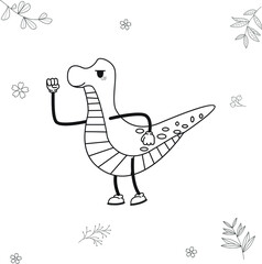 bird with a letter