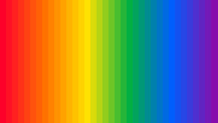 Gradient stripes line colorful rainbow background design. Happy LGBT pride month theme vector template. 