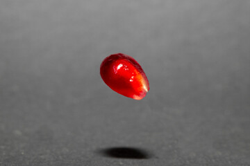 Granatapfel, Granatapfel Kerne, Bio, Makro, gesund, lecker, Vitamine, Obst, Makro