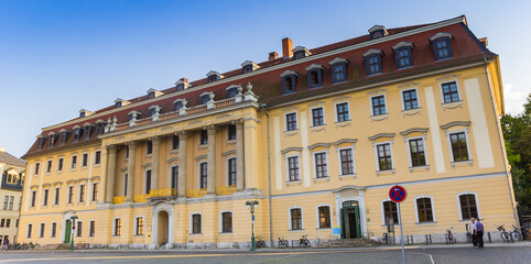 Panorama of the Franz Liszt music school in Weimar, Germany