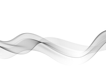 Gray wavy lines on white background,abstract wave vector background.