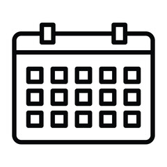 schedule event Vector icon which is suitable for commercial work and easily modify or edit it

