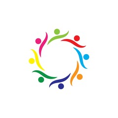 Community, network and social icon vector