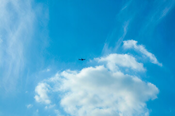 blue sky with clouds