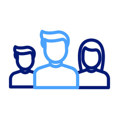 Teamwork Vector icon which is suitable for commercial work and easily modify or edit it

