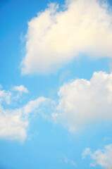 blue sky and clouds