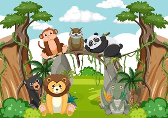 Wild animals in the forest © blueringmedia