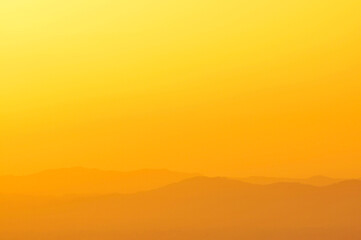 sun ray is go down and amazing dramatic orange cloud