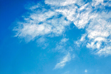 blue sky with clouds