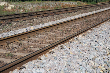 Railroad/ train track - side view