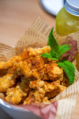 A crispy and tempting little crispy meat